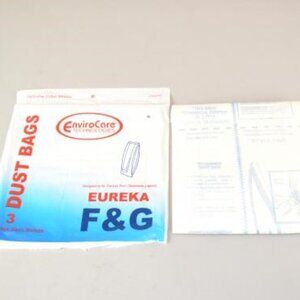 Fits For Eureka Style F & G Upright Vacuum Micro lined Paper Bags New Unopened